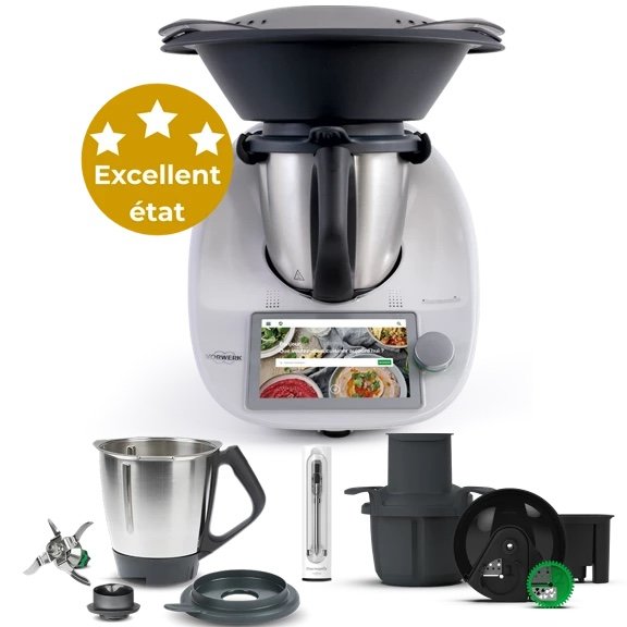 Vorwerk Thermomix TM7 — Robot Cuiseur Multifonction Nouvelle Génération · Écran 10"