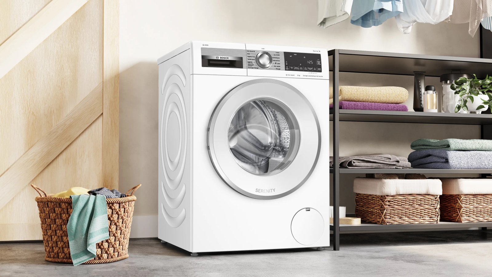 Bosch Série 6 WGG244FSFR — Lave-linge Hublot 9 kg · 1400 trs/min · i-DOS · Classe A
